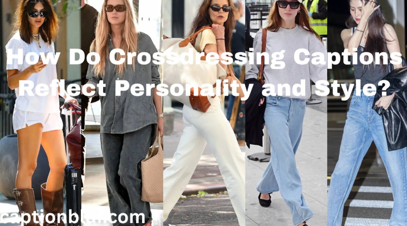 How Do Crossdressing Captions Reflect Personality and Style?